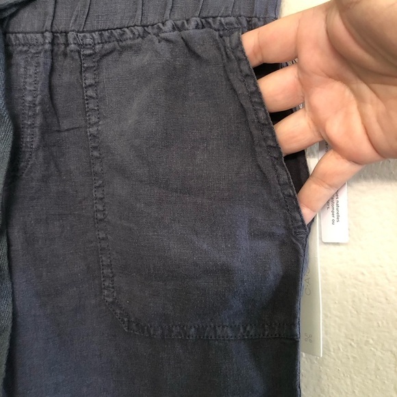 Caslon Woman’s Linen Joggers in Grey Ebony Size XXSmall Petite - Picture 4 of 16